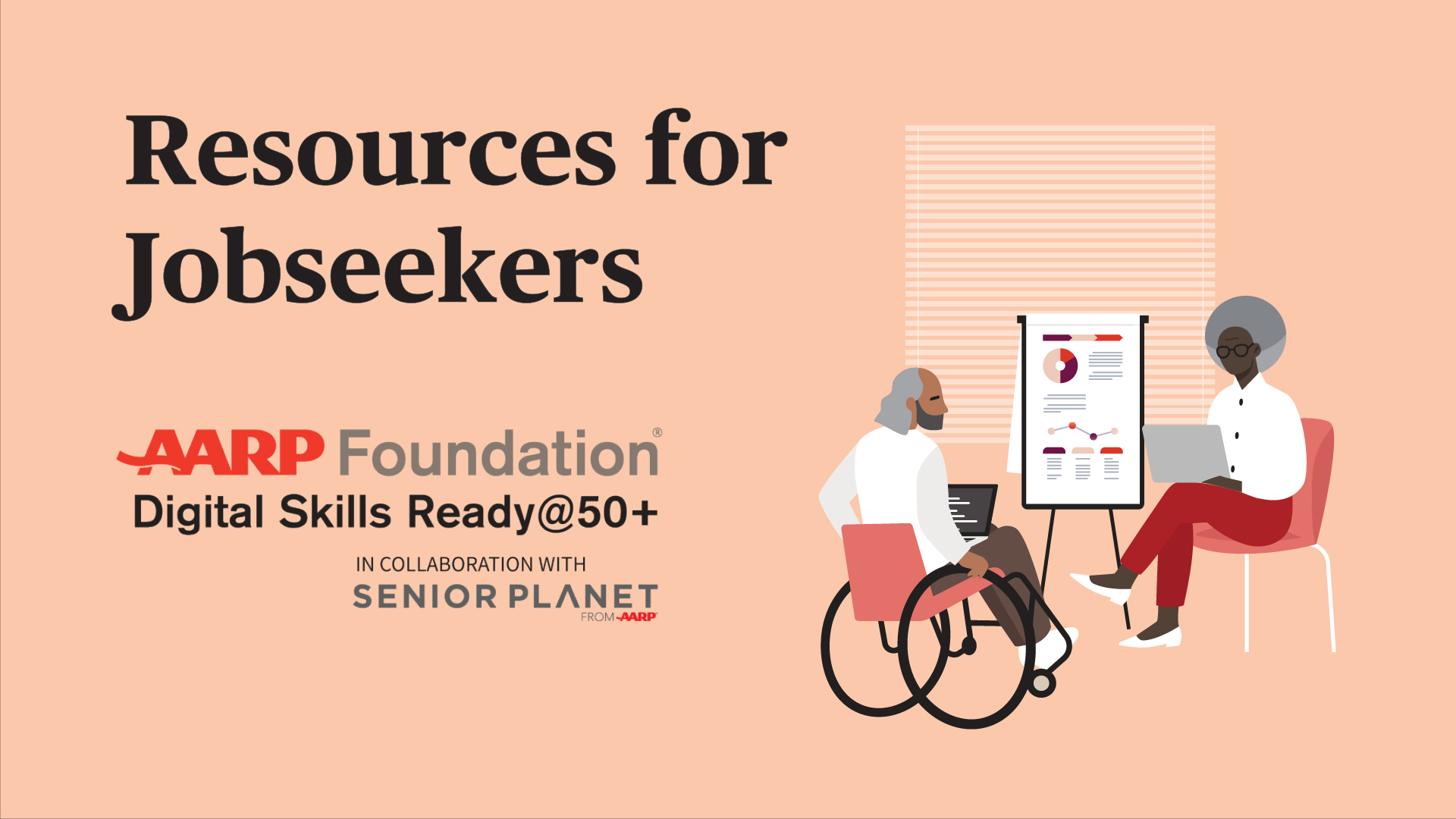Illustration that reads Resources for Jobseekers